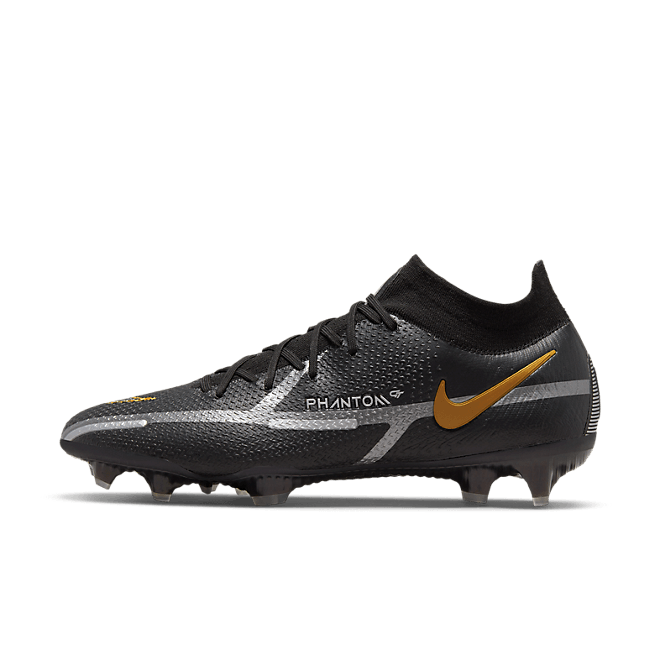 Nike Phantom GT2 DF Elite FG 'Black Metallic Gold' CZ9889-007