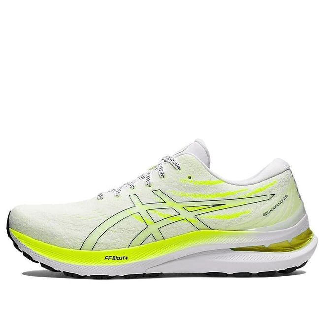 ASICS Gel-Kayano White Neon Green Marathon Running  1011B440-100