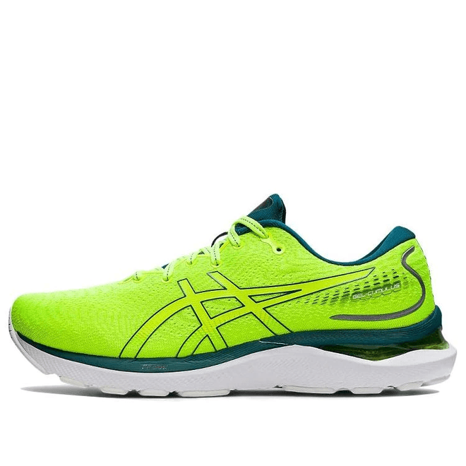 ASICS Gel-Cumulus 24 FLUORESCENT GREEN Marathon Running  1011B366-750