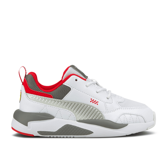 Kids Puma X-Ray 2 AC PS White Grey Red Athletic  306891-02