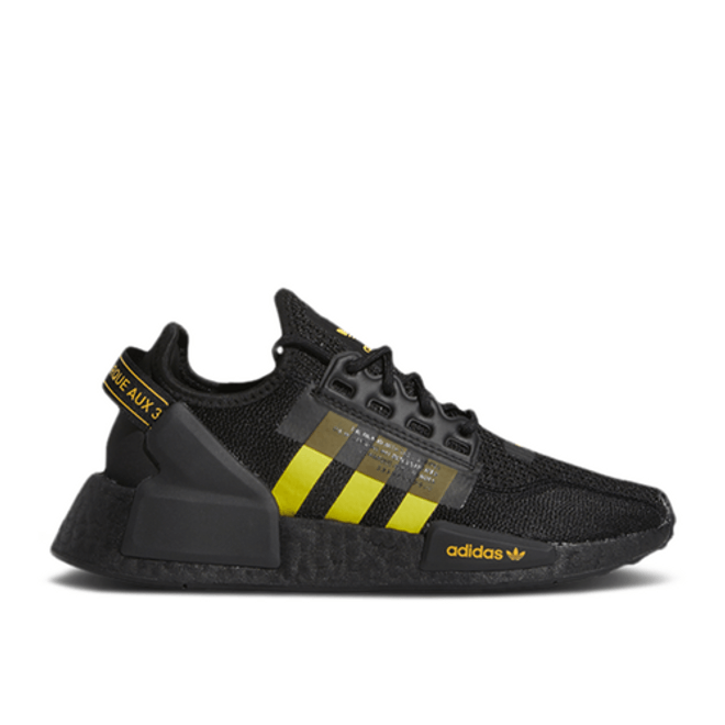 adidas NMD_R1 V2 J 'Black Yellow Gradient' GY1397