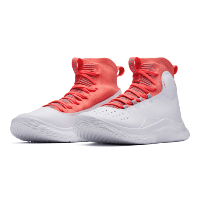 Under Armour Curry 4 Flotro White Red 3024861-100