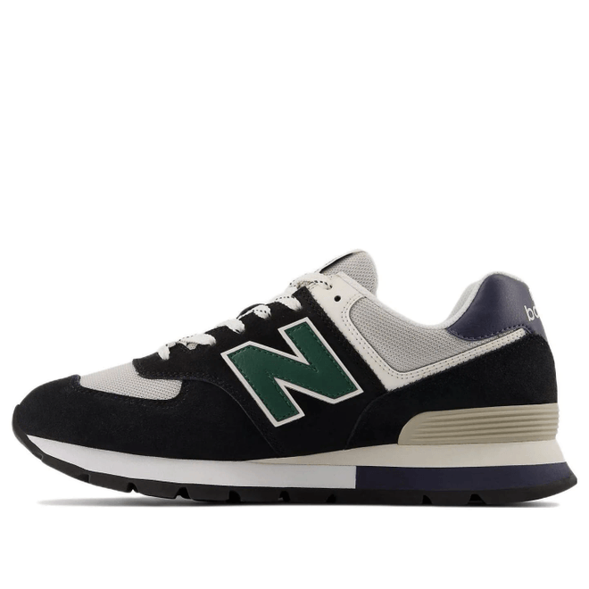 New Balance 574 Series Cozy Wear-resistant Black Green Black ML574DVB