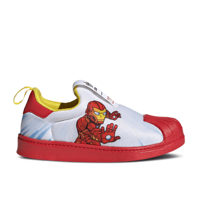 Kids adidas Marvel x Superstar 360 J 'Iron Man' Cloud White FX4880