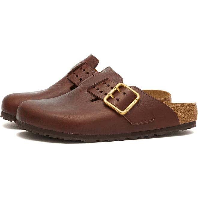 Birkenstock Boston Bold Leather Roast Brown 1022589