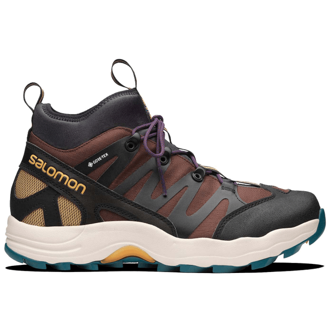 Salomon XA-Pro 1 Mid Gore-Tex Black Chocolate Brown Blue L41459400