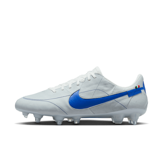 Nike Tiempo Legend 9 Elite MI SG-Pro Anti-Clog Traction Montebelluna Leather White Game Royal