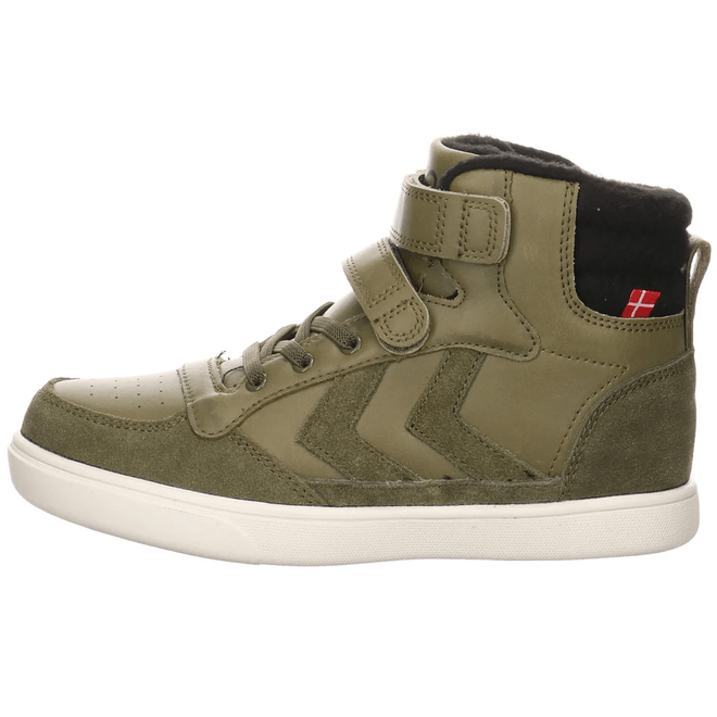 hummel  STADIL WINTER HIGH JR  boys's Shoes (High-top Trainers) in Green