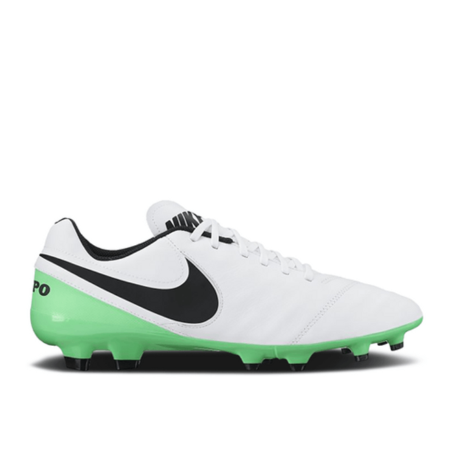 adidas Tiempo Genio 2 Leather FG 'White Electro Green'