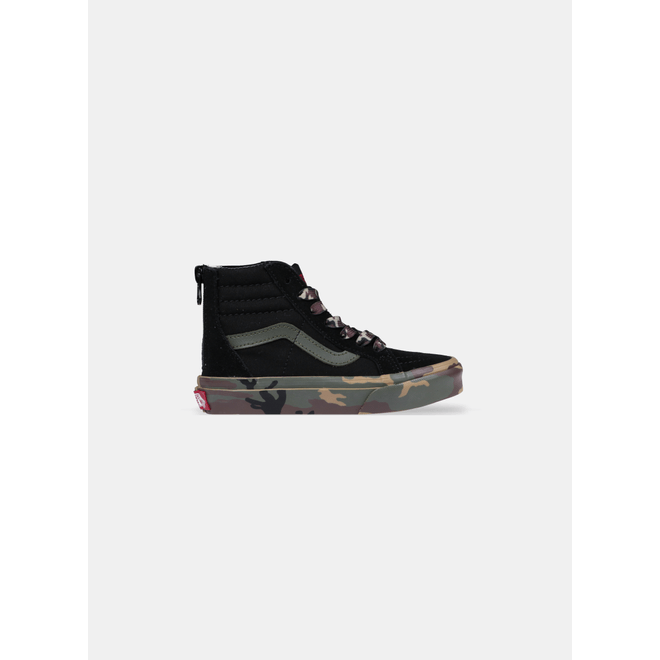 Vans Sk8-Hi Zip Camo Sidewall Black PS VN0005VSBLK1