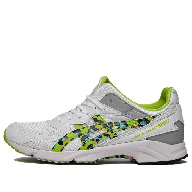 ASICS Tarther SC x Comme des Garcons Shirt White Lime Marathon Running 