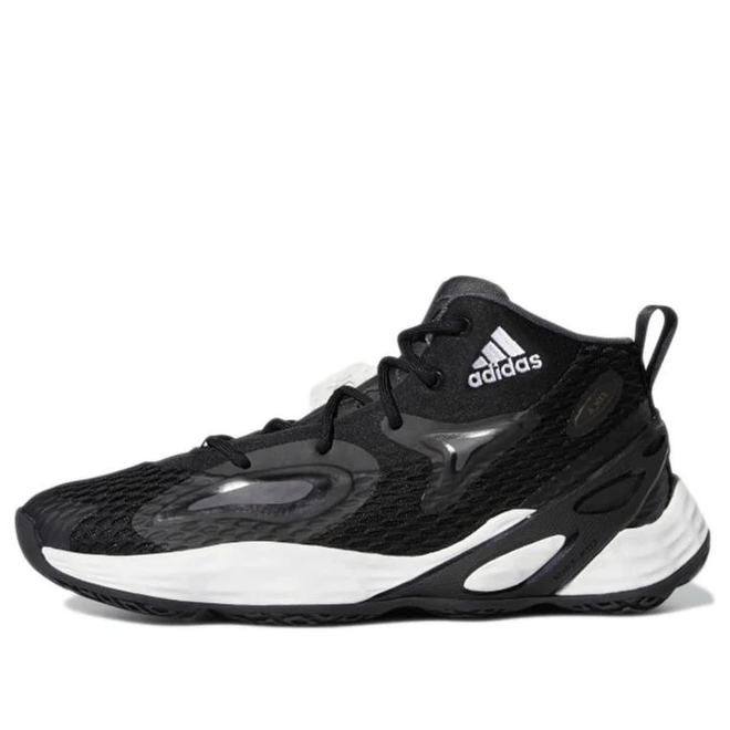 adidas Exhibit A Mid Black White Retro Basketball  H67747