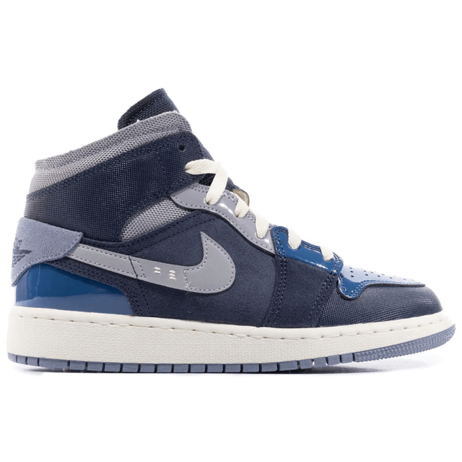 Air Jordan 1 Mid SE Craft Obsidian (GS) DX2193-400