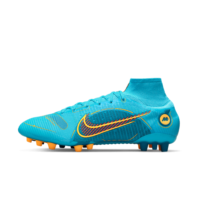 Nike Mercurial Superfly 8 Elite AG Chlorine Blue Laser Orange