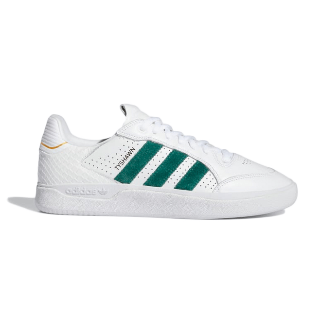 adidas Tyshawn Low Cloud White Collegiate Green GY6954