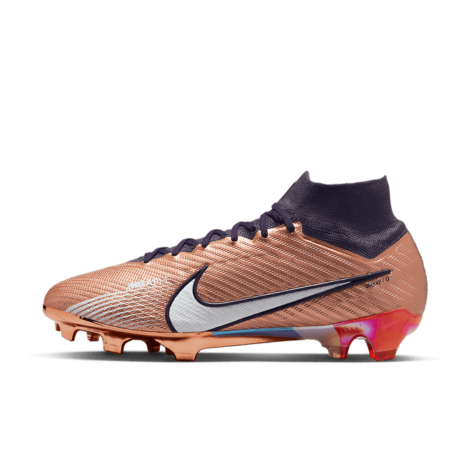 Nike Zoom Mercurial Superfly 9 Elite KM FG Metallic Copper