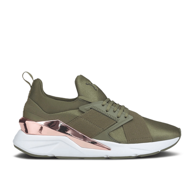 Puma Wmns Muse X5 Metal 'Dark Green Moss Rose Gold' 383954-03