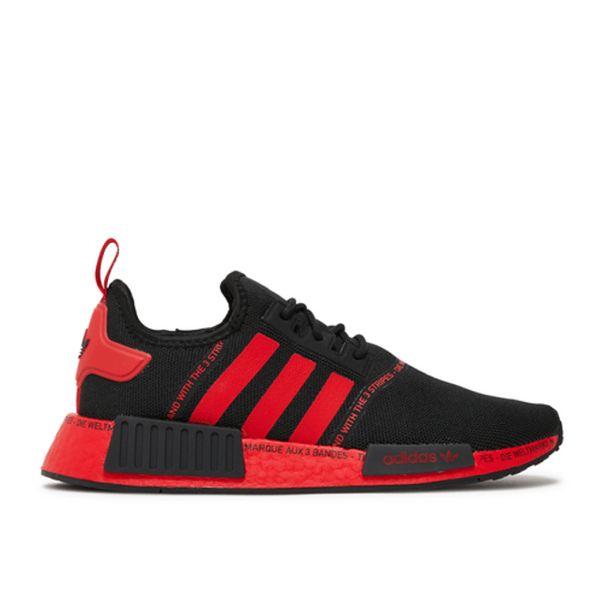 adidas NMD_R1 'Black Vivid Red'