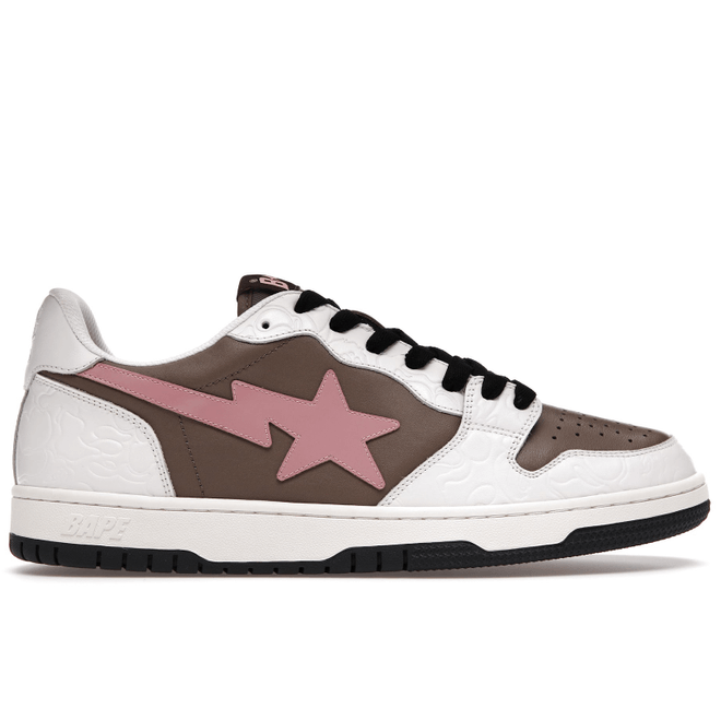 A Bathing Ape Bape Court Sta Brown Pink 1H20191030-PNK