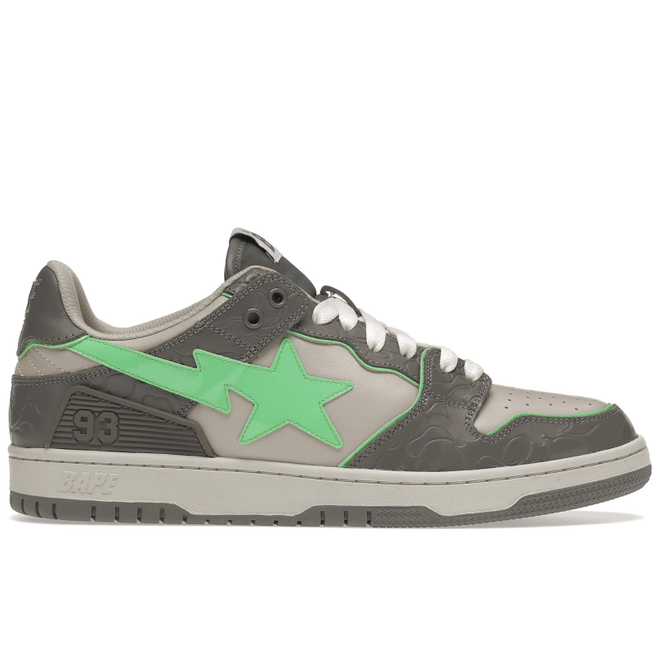 A Bathing Ape Bape SK8 Sta Grey Green 001FWH801018_GRA_A