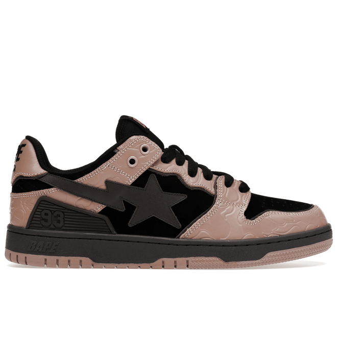 A Bathing Ape Bape SK8 Sta Dirty Pink Black 1H80-191-016