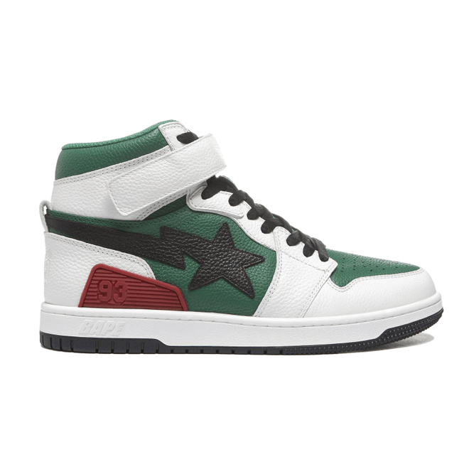 A Bathing Ape Bape SK8 Sta White Green