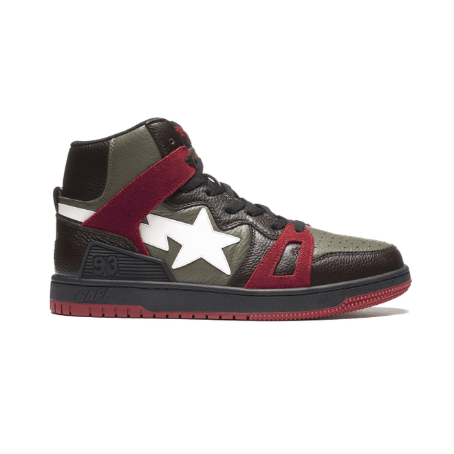 A Bathing Ape Bape Sta 93 Hi Khaki Green