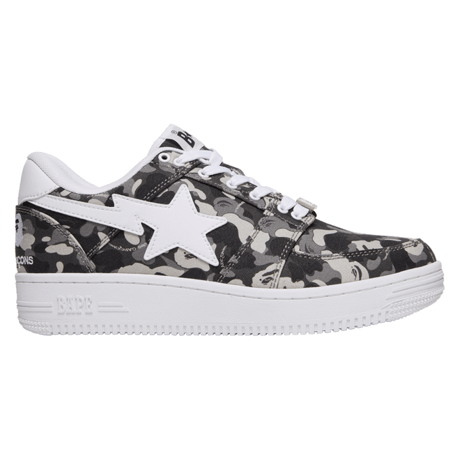 A Bathing Ape Bape Sta Comme Des Garcons White Camo 191-WHT