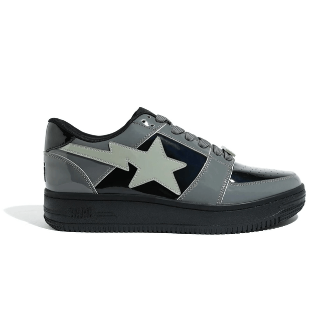 A Bathing Ape Bape Sta Low Black Grey