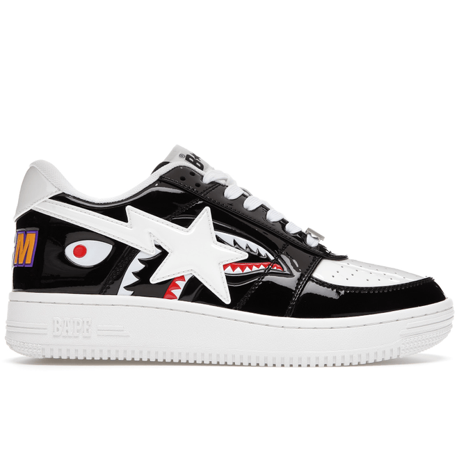 A Bathing Ape Bape Sta Low Color Block Shark Black