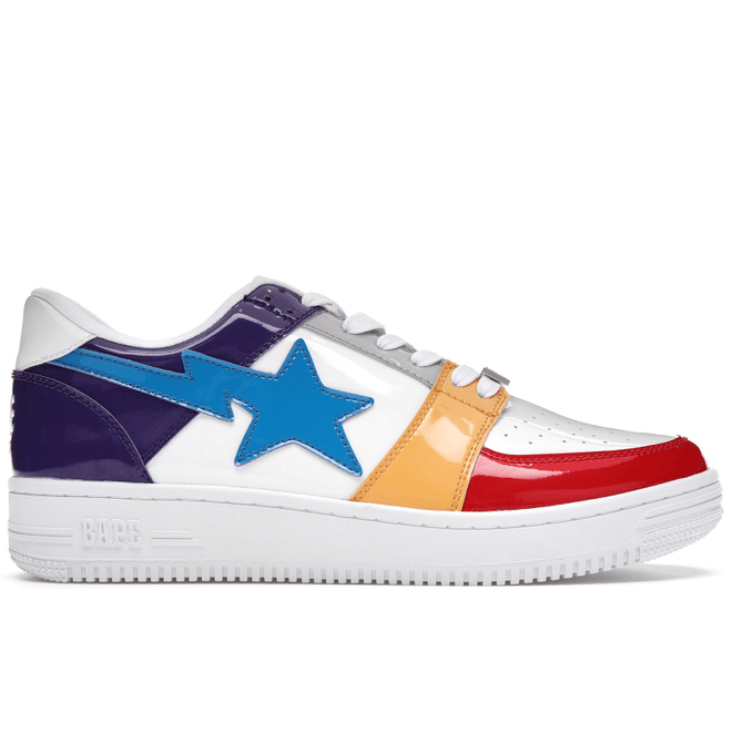 A Bathing Ape Bape Sta Low Crazy White