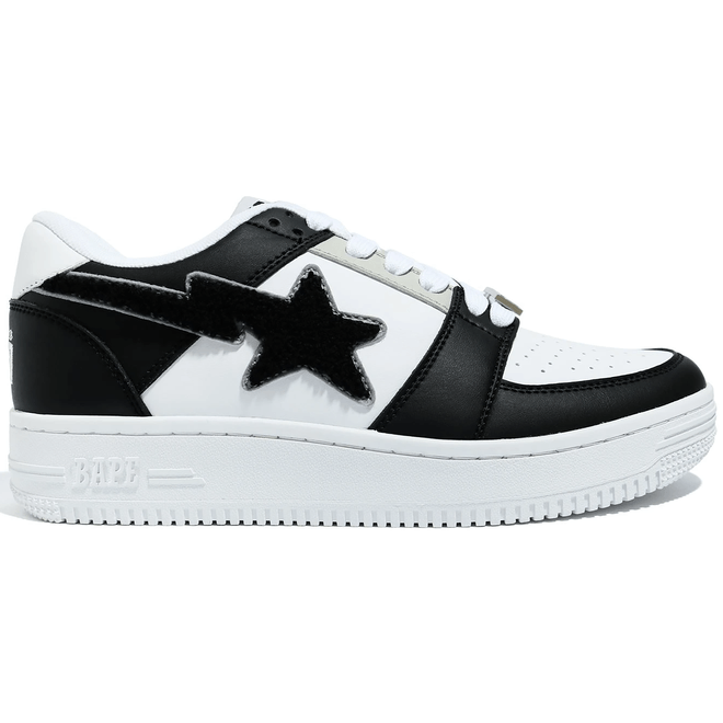 A Bathing Ape Bape Sta Low Patched Black 001FWG801001X-BLK