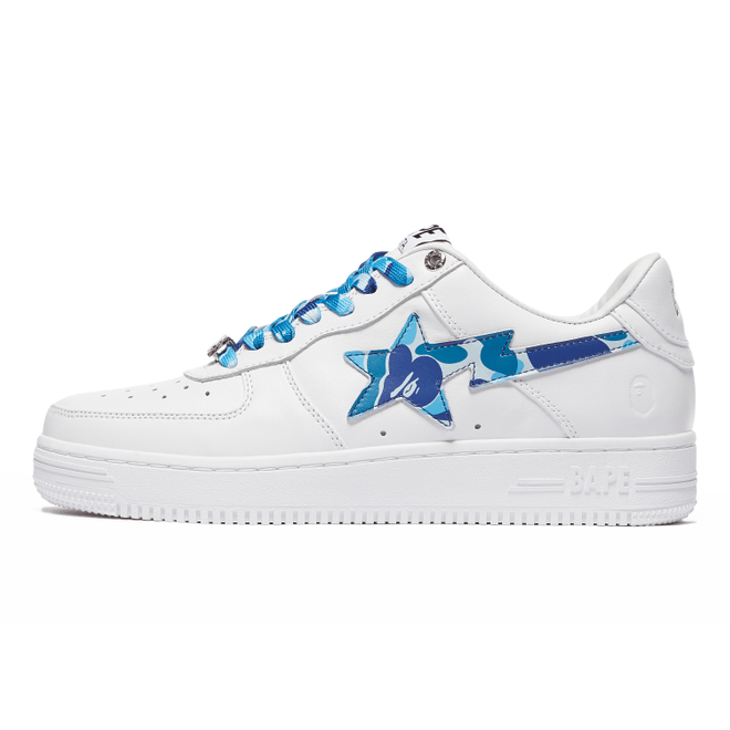 A Bathing Ape Bape Sta Low White ABC Camo Blue (2021) 1H20191045-BLU