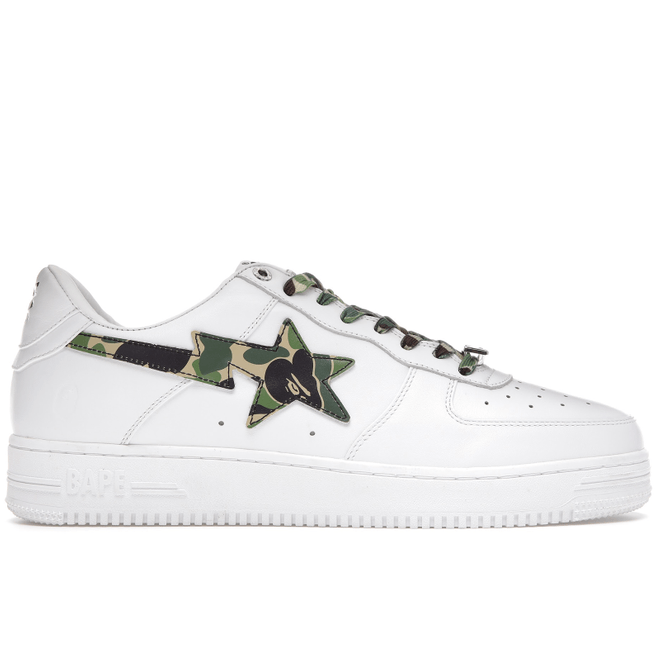 A Bathing Ape Bape Sta Low White ABC Camo Green (2021) 1H20191045-GRN