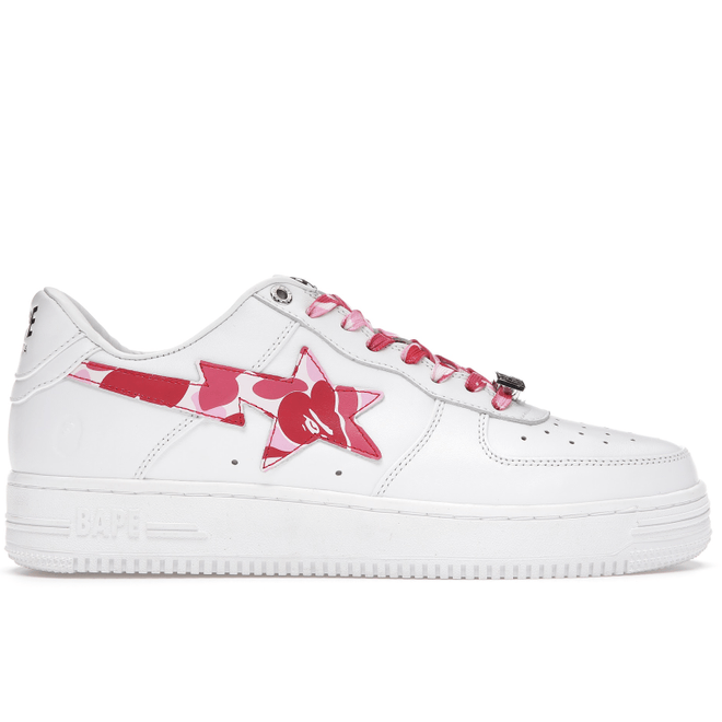 A Bathing Ape Bape Sta Low White ABC Camo Pink (2021) 1H20191045-PNK