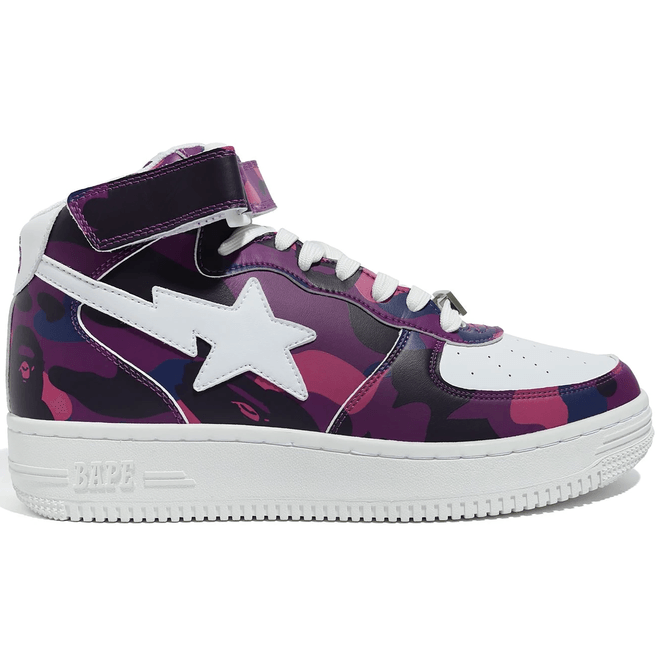 A Bathing Ape Bape Sta Mid Camo Purple 1G80191008-PUR