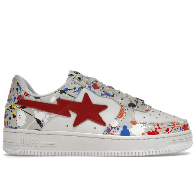 A Bathing Ape Bape Sta Paint Beige 001FW12010091