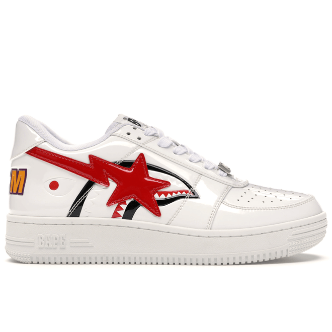 A Bathing Ape Bape Sta Low Shark White 1H30-191-012-WHT