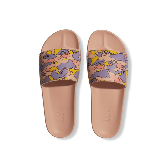 A Bathing Ape Hayn Slide Pink Sta Camo