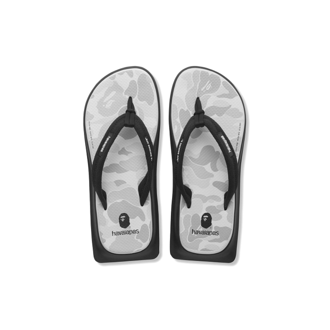 A Bathing Ape Havaianas Tradi Zori White Camo 001FWH231951XWHT