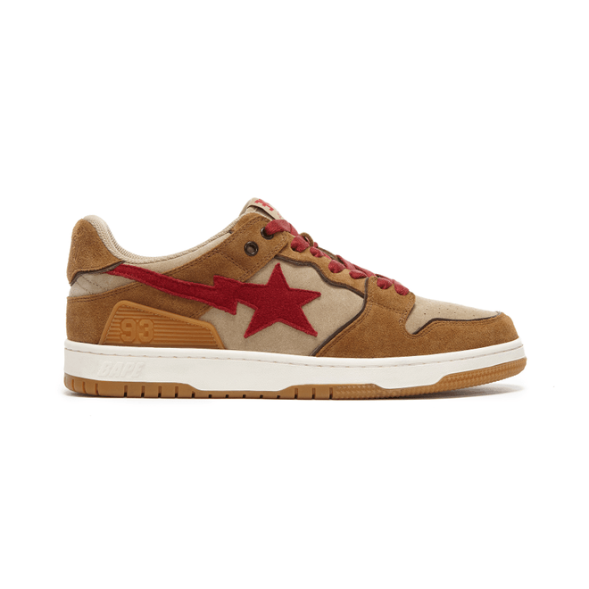 A Bathing Ape Sk8 Sta Wheat Red 001FWG701030X