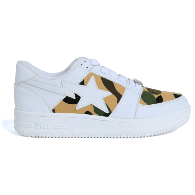 Bape 1st Camo Bape Sta Low White