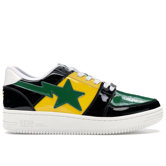 A Bathing Ape Bape Sta Low Color Block Black Yellow Green 1F80191001-BLK