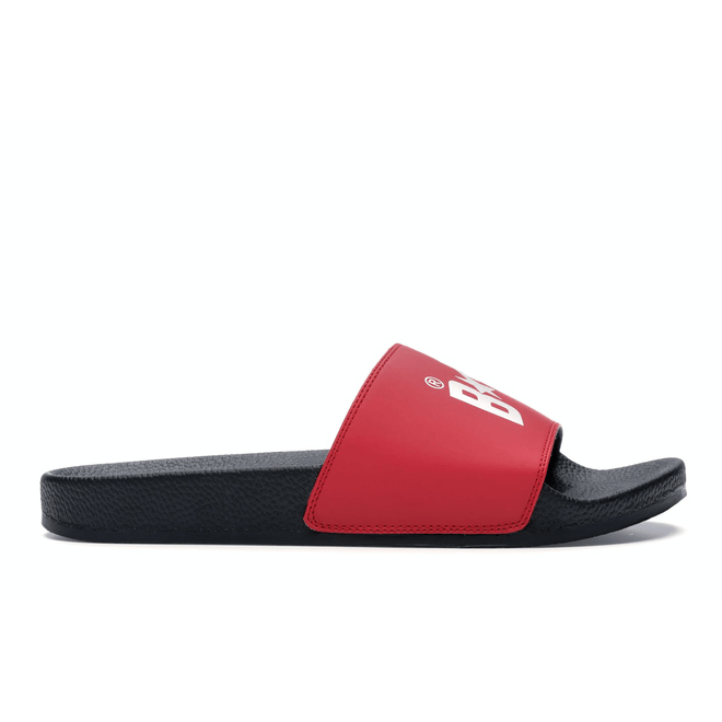 A Bathing Ape Bape Sta Slide Black Red