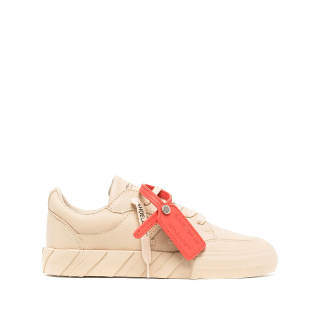 Off-White Low Vulcanized Sneaker Beige