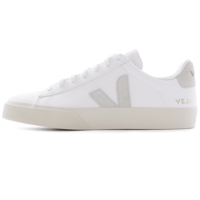 Veja Campo Chromefree - White and Natural Suede