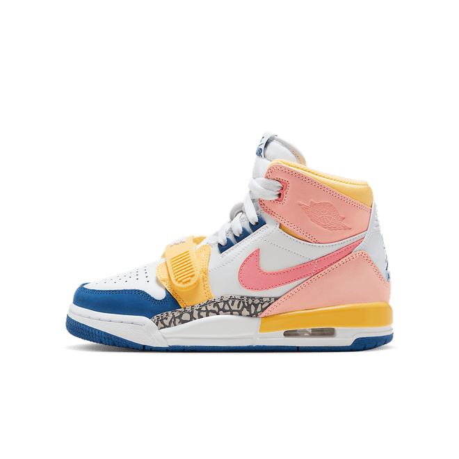 Air Jordan Legacy 312 White Coral Pink French Blue (GS)