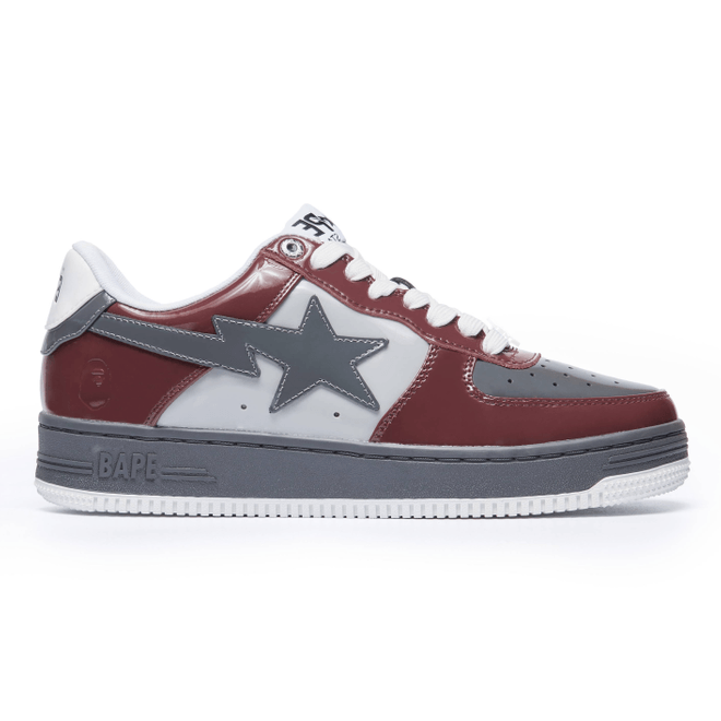 A Bathing Ape Bape Sta Nostalgic Burgundy Grey