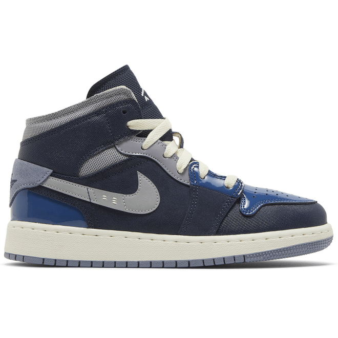 Air Jordan 1 Mid SE Craft Inside Out Obsidian (PS) DX2195-400