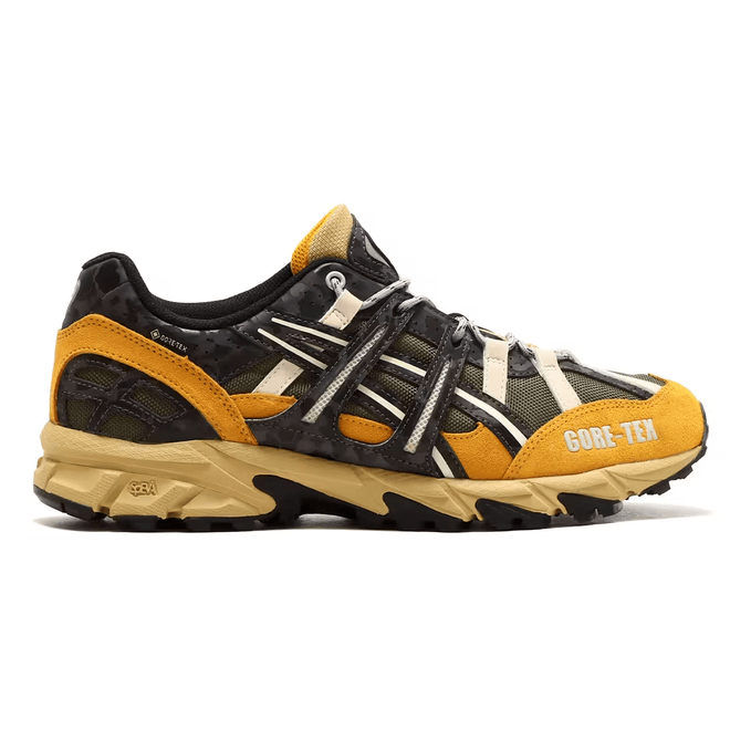 ASICS Gel-Sonoma 15-50 Gore-Tex Olive Canvas Yellow Orange